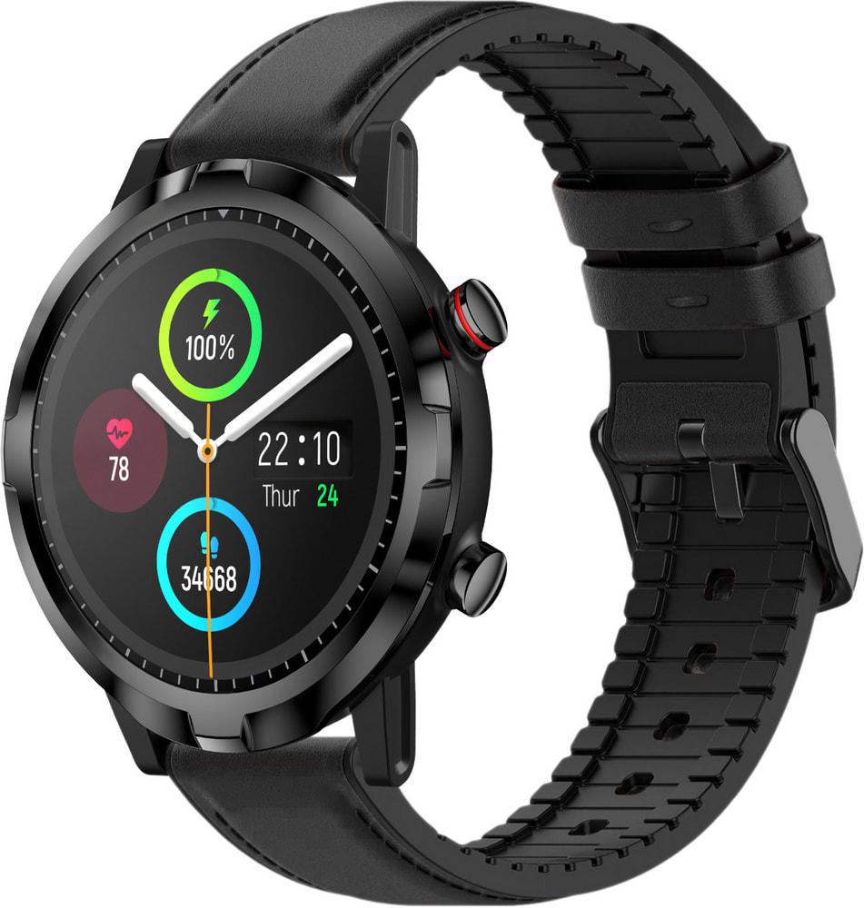 Ремешок кожаный Tamyx для Haylou Smart Watch RT LS05S Black (31629-2B) Ремешок кожаный Tamyx для Haylou Smart Watch RT LS05S Black (31629-2B)