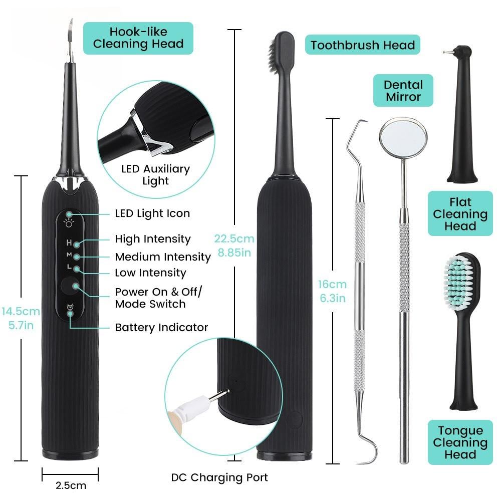 Набір Electric Dental Cleaner для видалення зубного каменю (000550) - фото 7