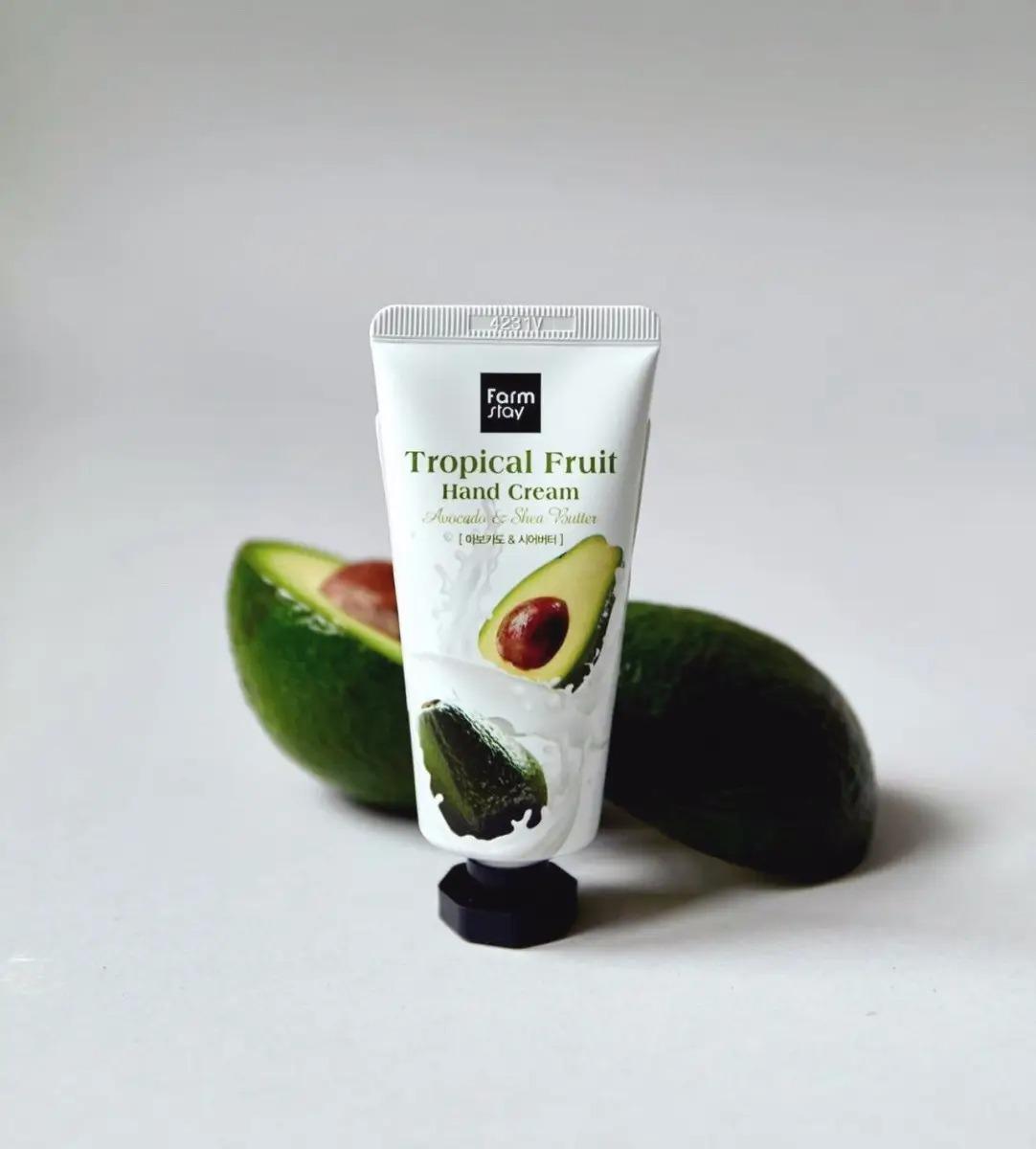 Крем для рук Farmstay Tropical Fruit Hand Cream Avocado 50 мл (10676729) - фото 3