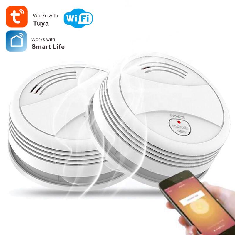 Дитектор диму Tuya smart house WiFi з сиреною (902573) - фото 4