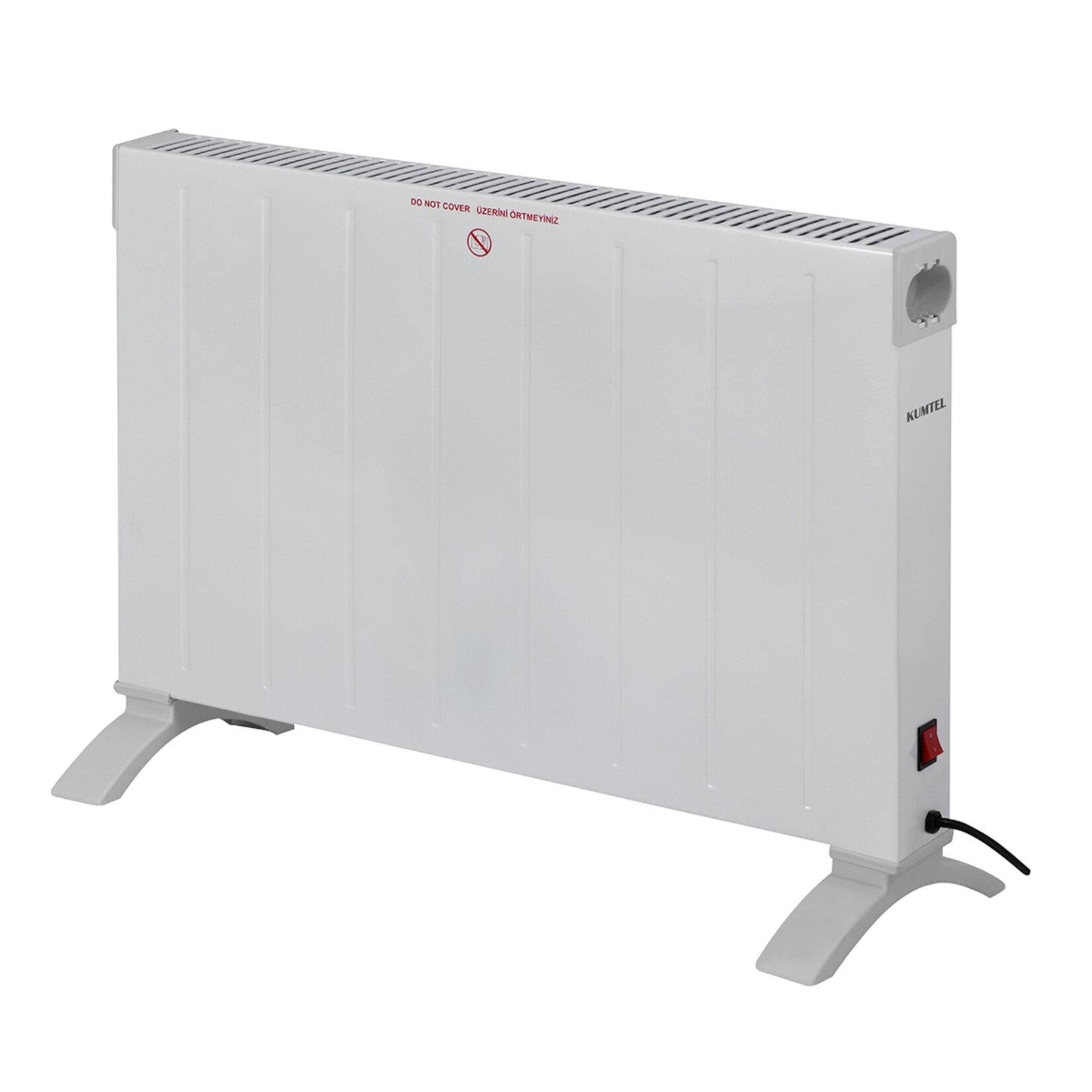 Обогреватель электрический Kumtel Eco HC-2947 2000 Вт 25 м2 настенно-напольный панельный (HC_2947)