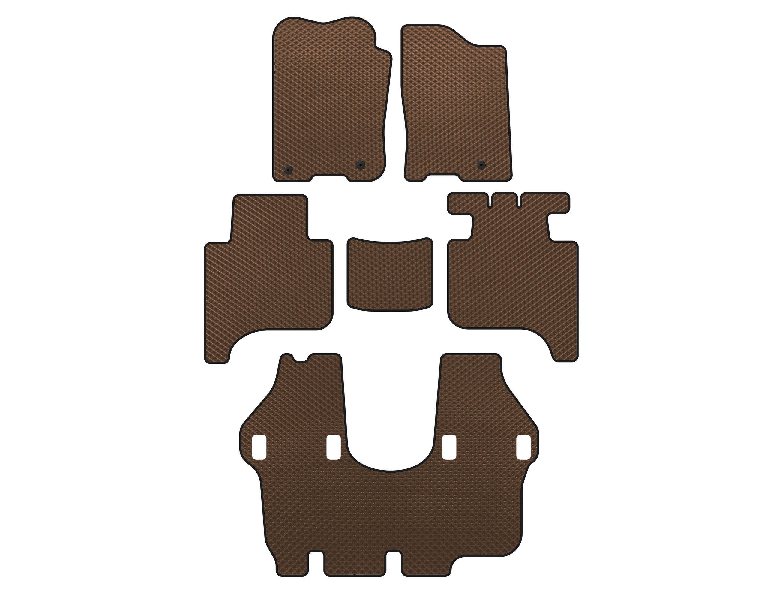 Коврики Digital Designs для Infiniti QX56 2004-2010 рр. этилвинилацетат Коричневый (157514)