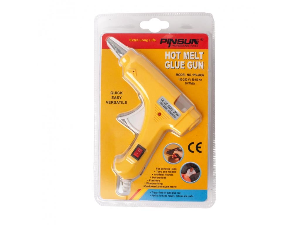 Термоклейовий пістолет PINSUN 20 Вт 0,7 мм (P-1753)