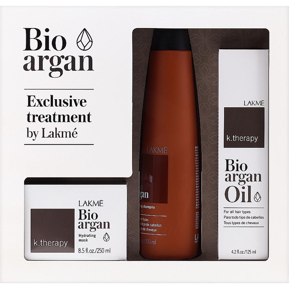 Набор подарочный по уходу за волосами Lakme Retail Pack Argan Oil 3 пр. (44806)