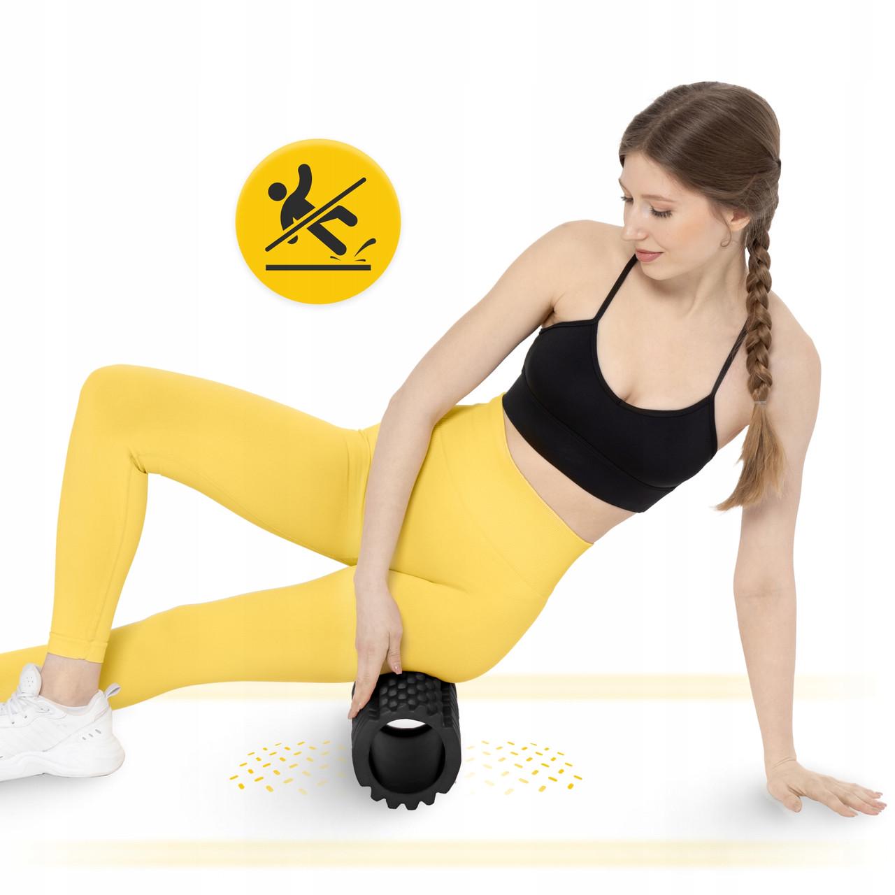 Ролик масажний 4FIZJO 33x14 см Black (P-5907222931004) - фото 11 Ролик масажний 4FIZJO 33x14 см Black (P-5907222931004) - фото 11