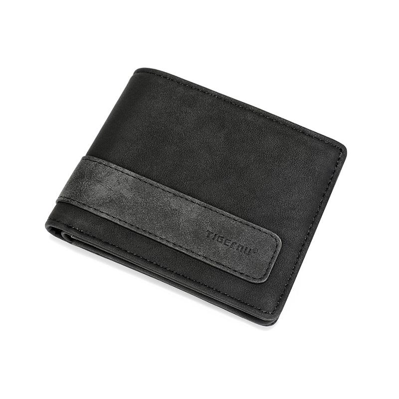 Кошелек мужской Tigernu T-S8010 с защитой RFID Черный