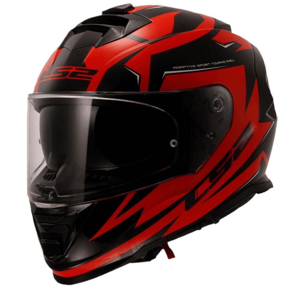 Мотошлем LS2 FF800 Storm 2 Atomik S Gloss Black/Red (49902)