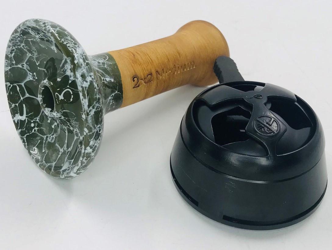 Чаша для кальяна 2x2hookah Medium + калауд Green/White (482001932)