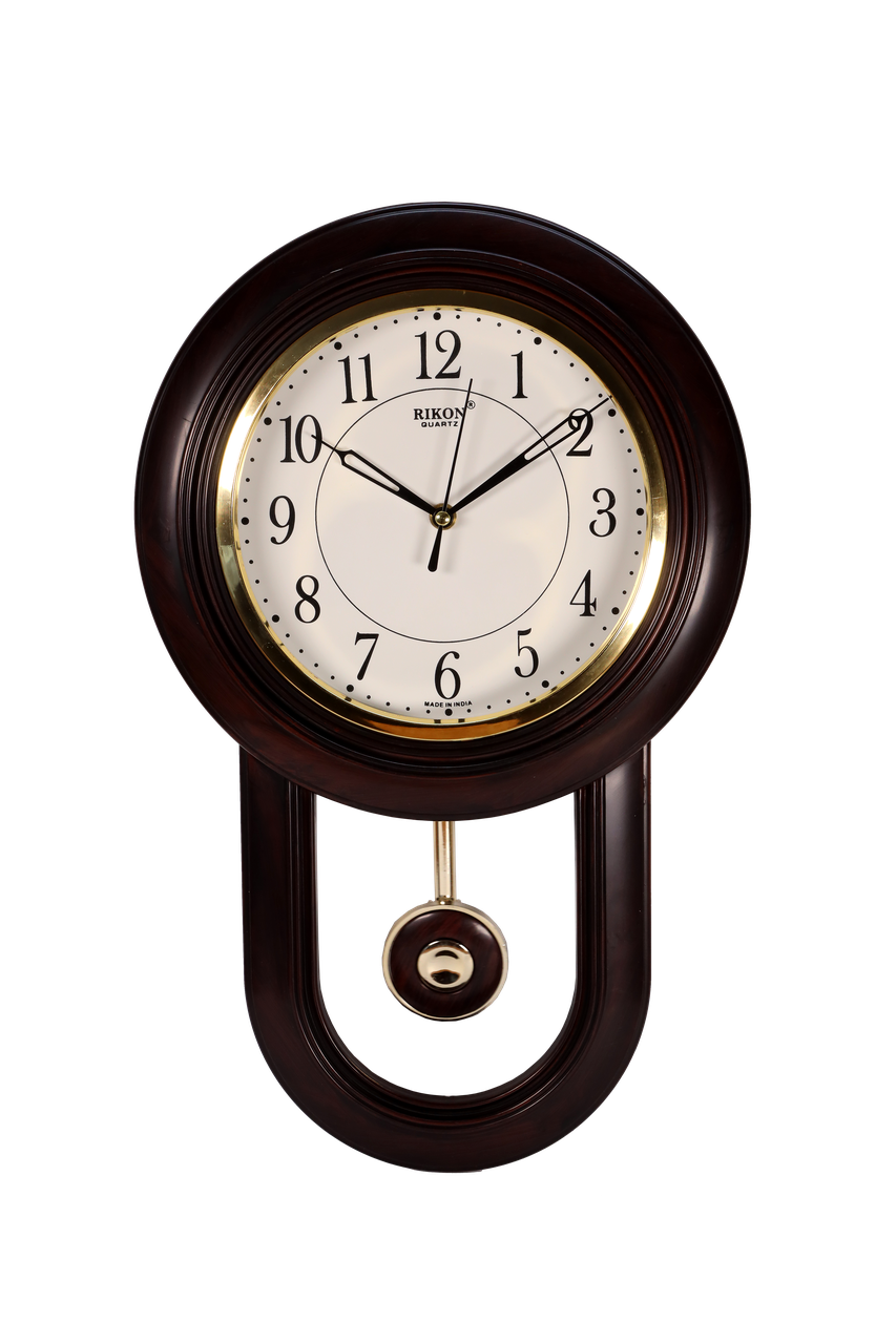 Часы настенные RIKON 4751 Brown Off White (32086742)