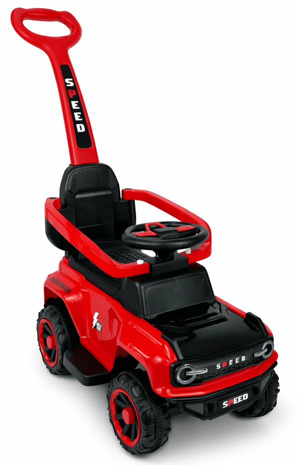 Машинка каталка-толокарь Lolly Kids LKT-517/музыка Красный (9945)