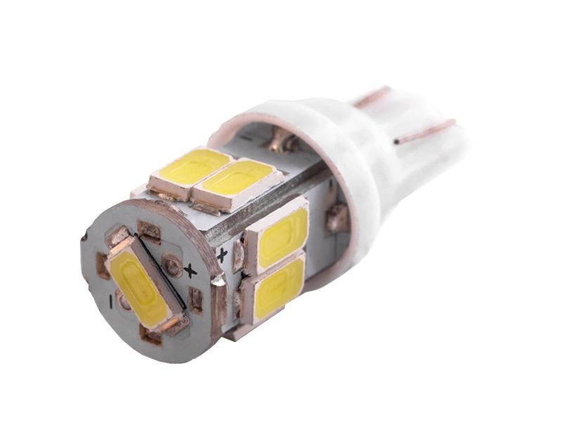Автомобильная лампа светодиодная LEDUA T10-5630-9 SMD 12V Белый (1005)