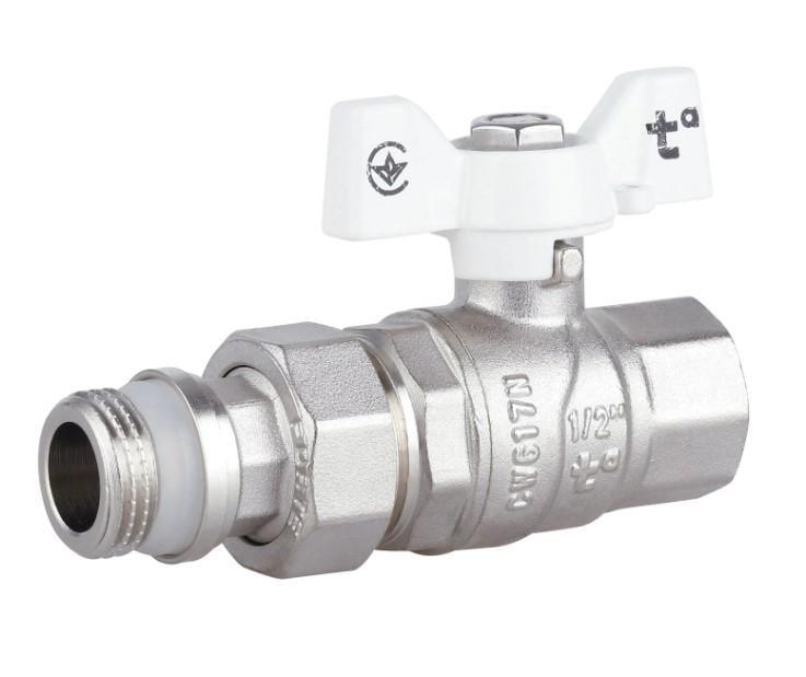 Кран шаровой с американкой Thermo Alliance Forte 1/2" ВН прямой антипротекание бабочка (SF222W15) Кран шаровой с американкой Thermo Alliance Forte 1/2" ВН прямой антипротекание бабочка (SF222W15)