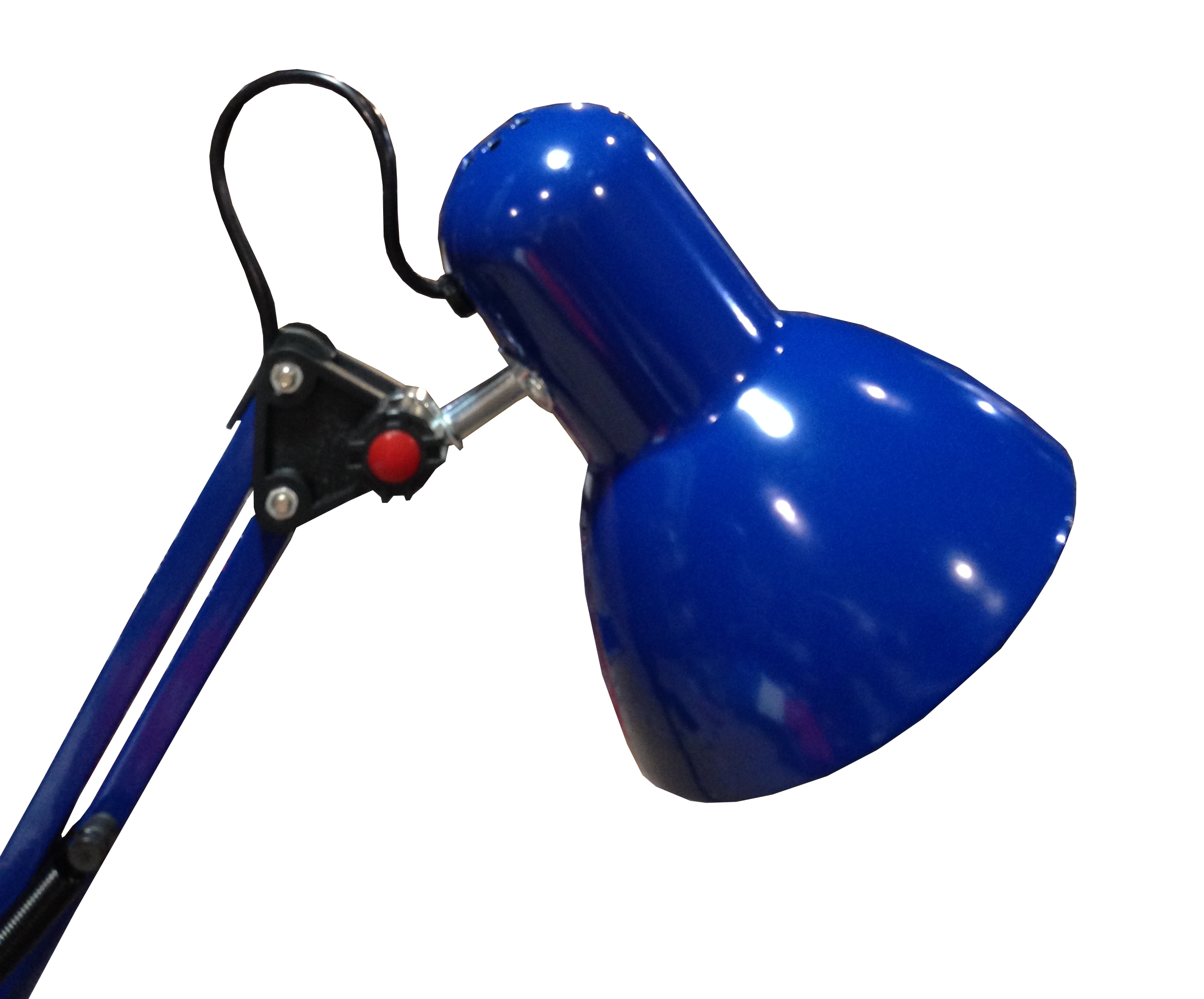 Лампа настільна Lumano 60W E27 LU-074-1800 на підставці синя - фото 3 Лампа настільна Lumano 60W E27 LU-074-1800 на підставці синя - фото 3