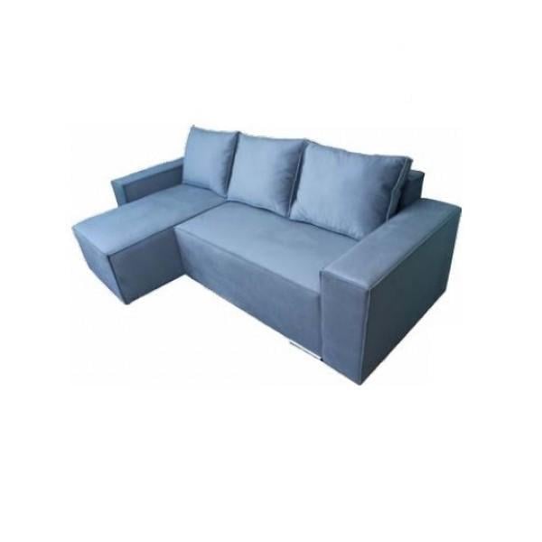 Кутовий розкладний диван Анвіт Модекс 260х155 єврокнижка Дерево/Тканина Ягуар колір Сірий