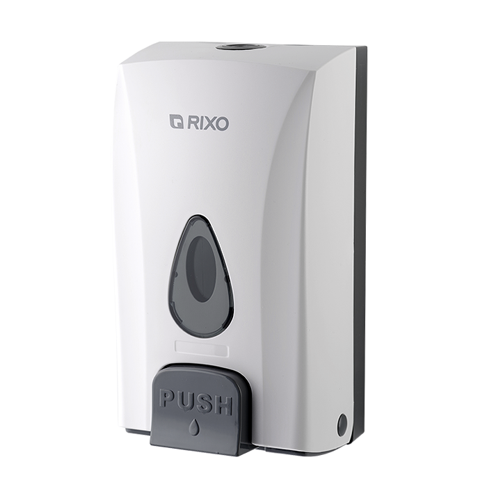 Дозатор для рідкого мила Rixo Maggio S188W 1000 мл Білий