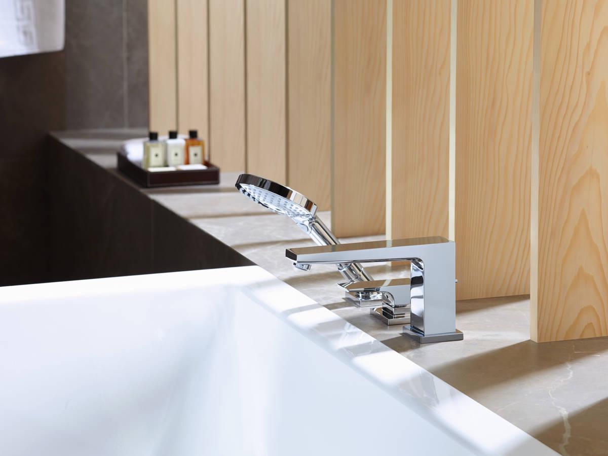 Cмеситель на борт ванны Hansgrohe Metropol 32550000 на три отверстия Хром (90703) - фото 3