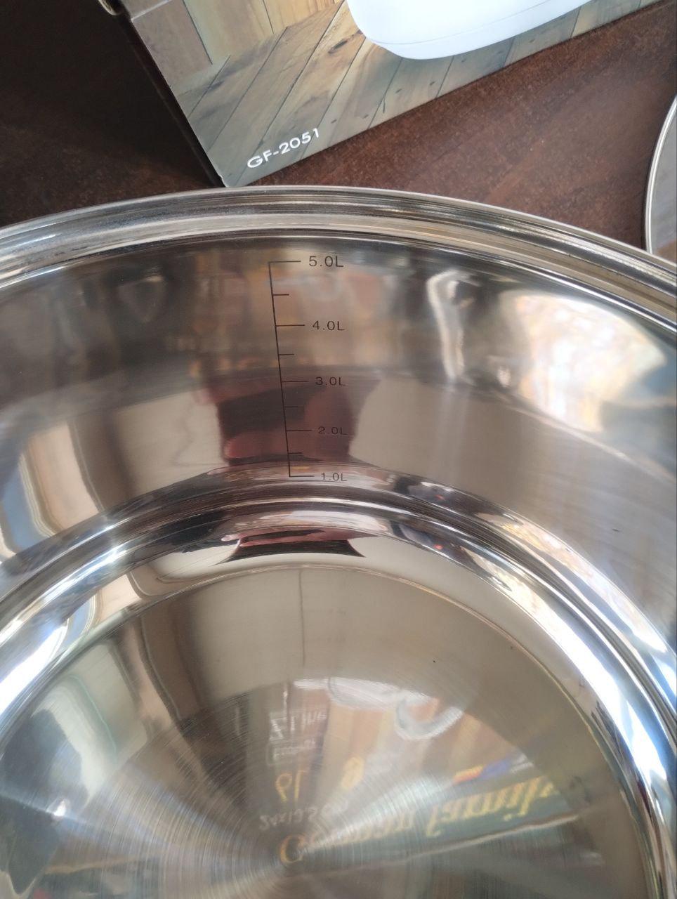 Каструля з кришкою German Family GF-2051 з нержавіючої сталі 6 л (GF-2051) - фото 7 Каструля з кришкою German Family GF-2051 з нержавіючої сталі 6 л (GF-2051) - фото 7