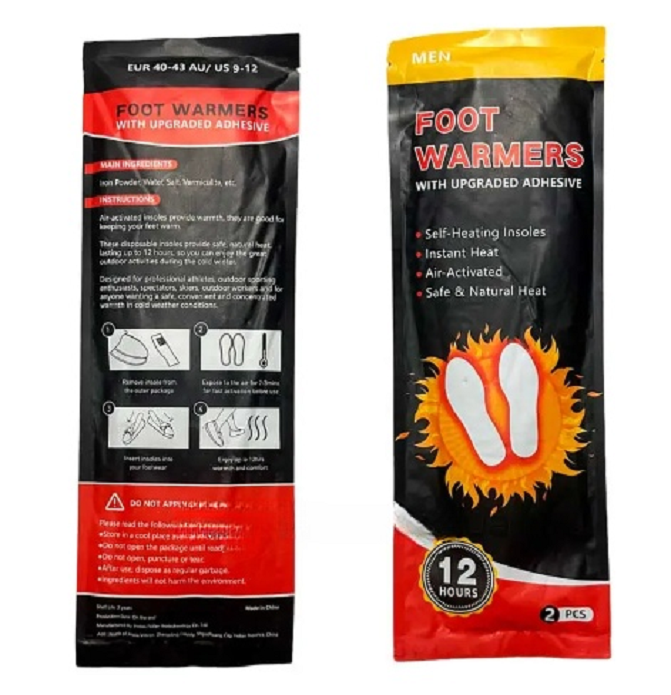 Устілка для взуття з підігрівом Foot Warmers 12 годин (5902) - фото 4