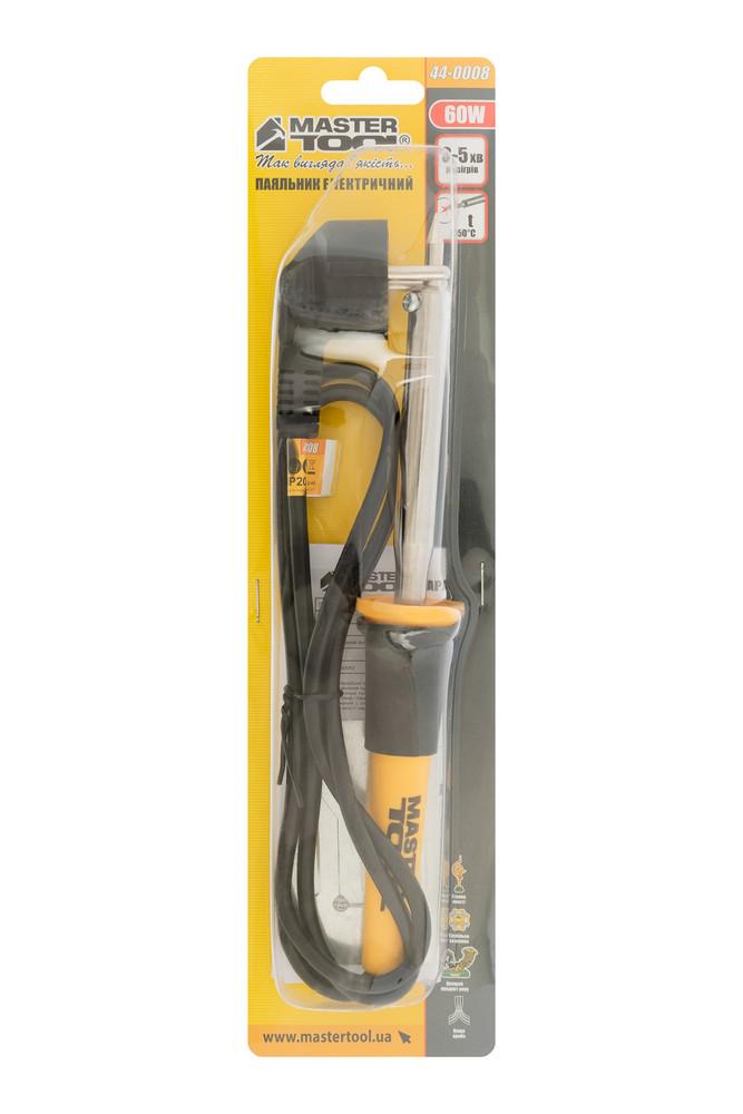 Паяльник електричний MasterTool 60 Вт 220V/50Hz 350°С (44-0008) - фото 3 Паяльник електричний MasterTool 60 Вт 220V/50Hz 350°С (44-0008) - фото 3