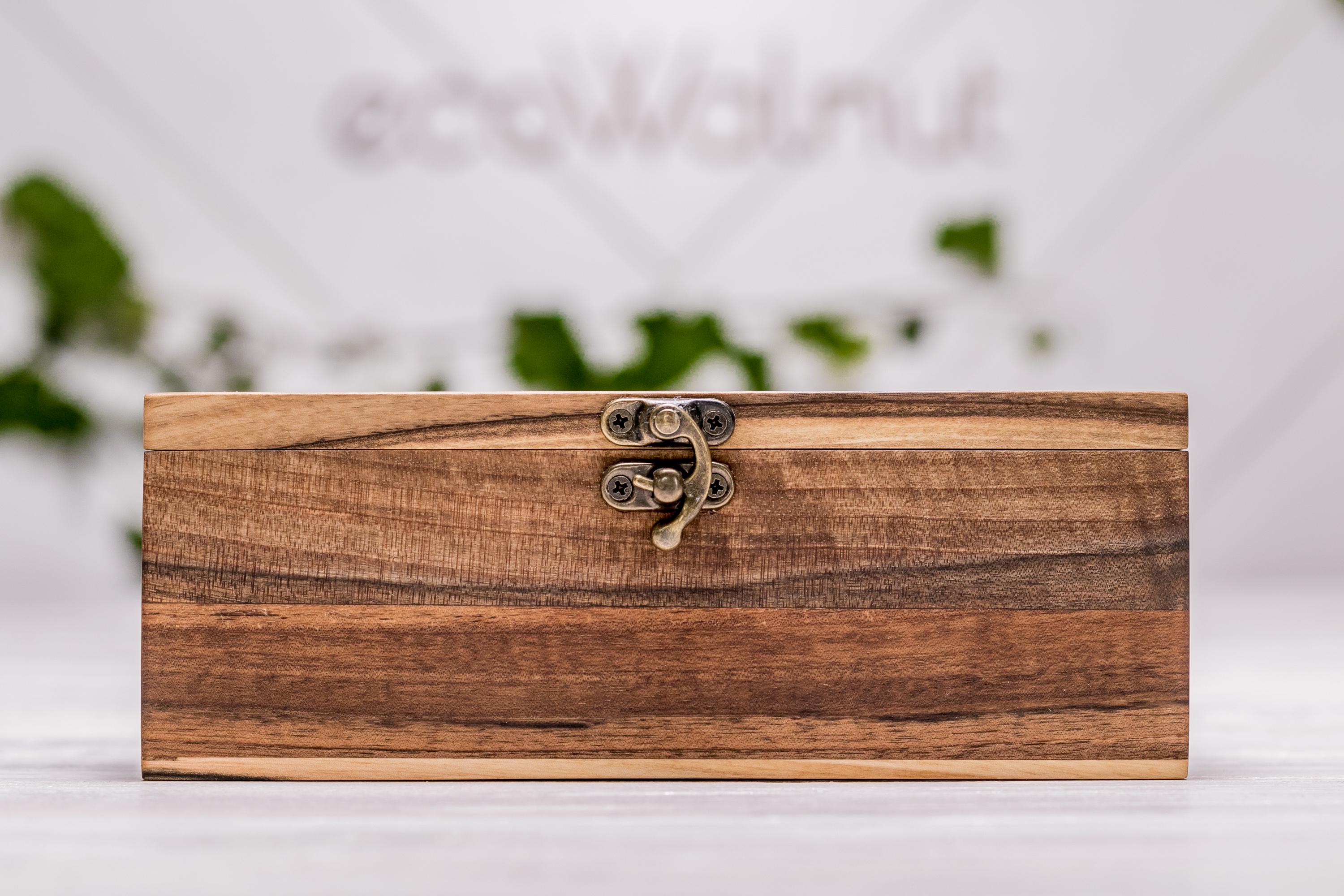 Дерев'яний футляр EcoWalnut для 1 пари окулярів з персональним гравіюванням (EB-15.1) - фото 13