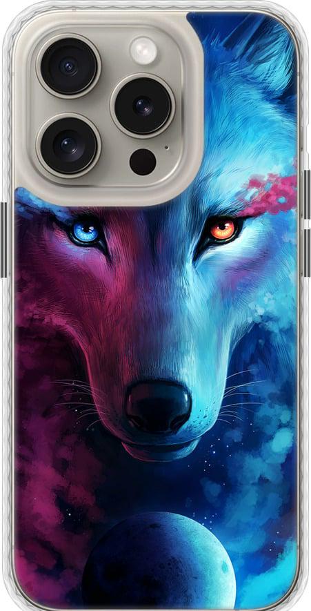 Чехол на iPhone 15 Pro Арт-волк (3999pc-3096-42517)