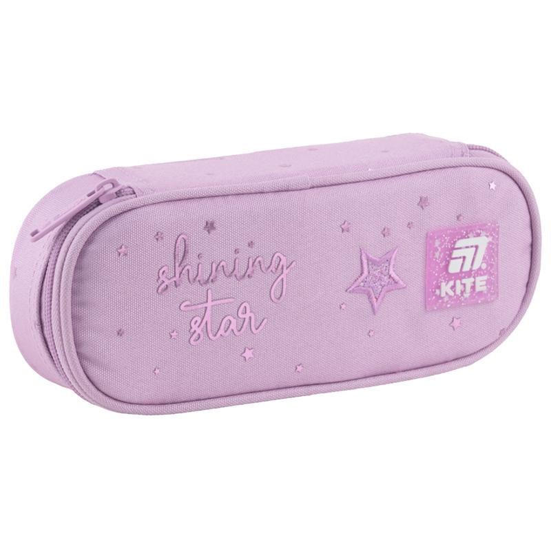 Пенал школьный KITE Shining Star 1 отделение Розовый (K25-599-7)