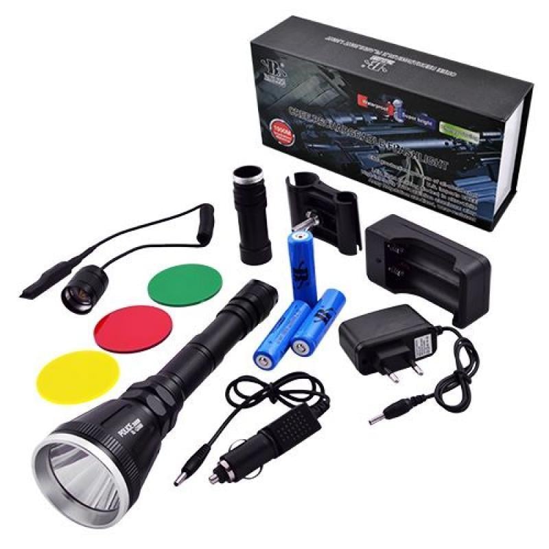 Ліхтарик ручний BL Q3888-T6 акумуляторний підствольний 3х18650 (6986)