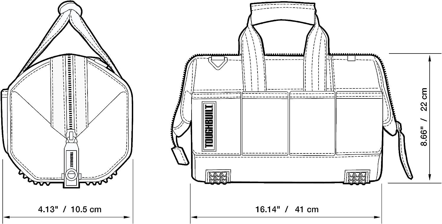 Сумка для инструмента ToughBuilt Contractor (TB-60-12-BEA) - фото 12