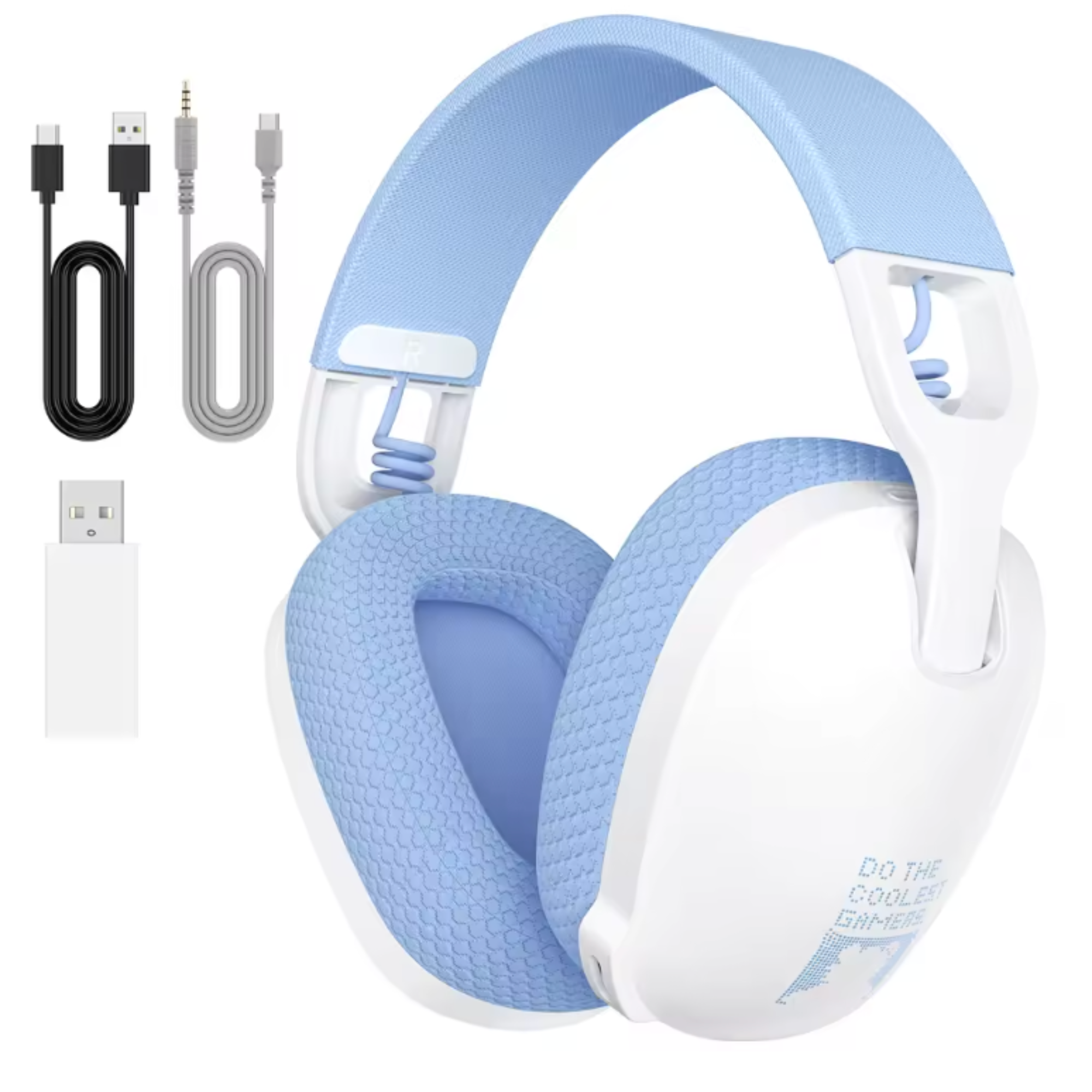 Наушники беспроводные Onikuma B2L с микрофоном Bluetooth 5,3/2,4G/AUX 7,1 для ПК/PS4/PS5/Xbox/телефона White (25860630) Наушники беспроводные Onikuma B2L с микрофоном Bluetooth 5,3/2,4G/AUX 7,1 для ПК/PS4/PS5/Xbox/телефона White (25860630)