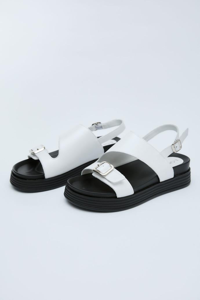 Босоніжки жіночі LONZA 198756 р. 41 Білий (21165_41) - фото 3