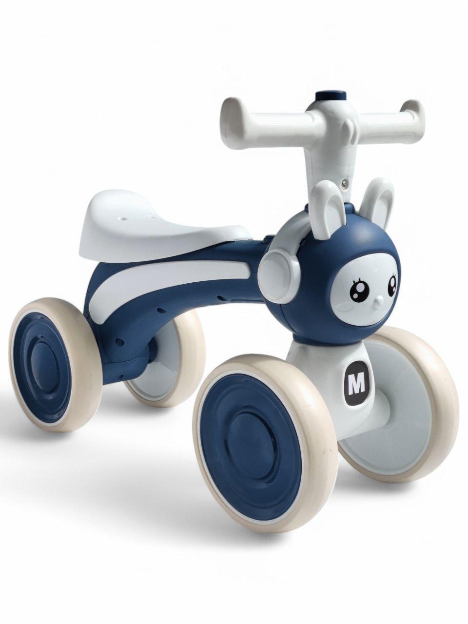 Беговел Bunny M M MN002-1 на 4 колесах до 40 кг со световыми и звуковыми эффектами Синий (MN002-1r-s2)