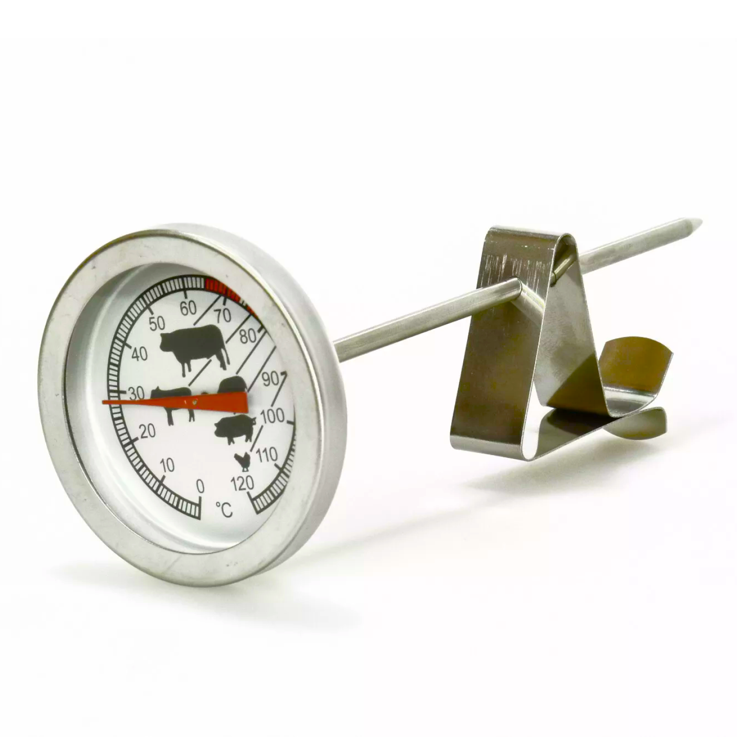 Термометр кухонный для мяса механический с нержавеющим щупом (MT-120)