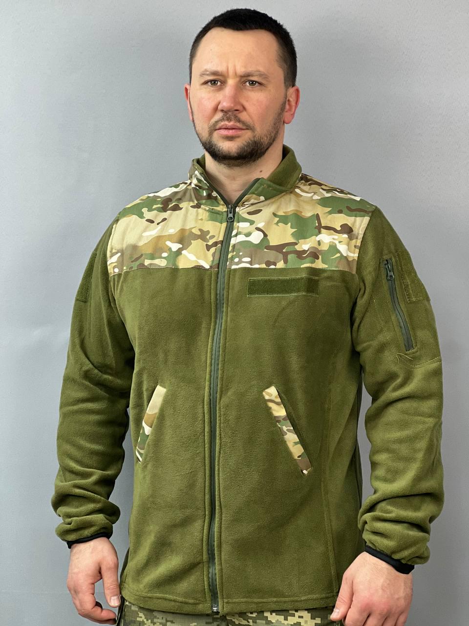 Кофта флісова військова SM M Оливковий (10541240)