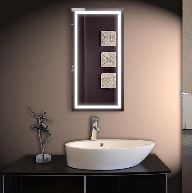 Led зеркало DecorLed с подсветкой в ванную комнату 600x1200 (ZSD-062) Led зеркало DecorLed с подсветкой в ванную комнату 600x1200 (ZSD-062)