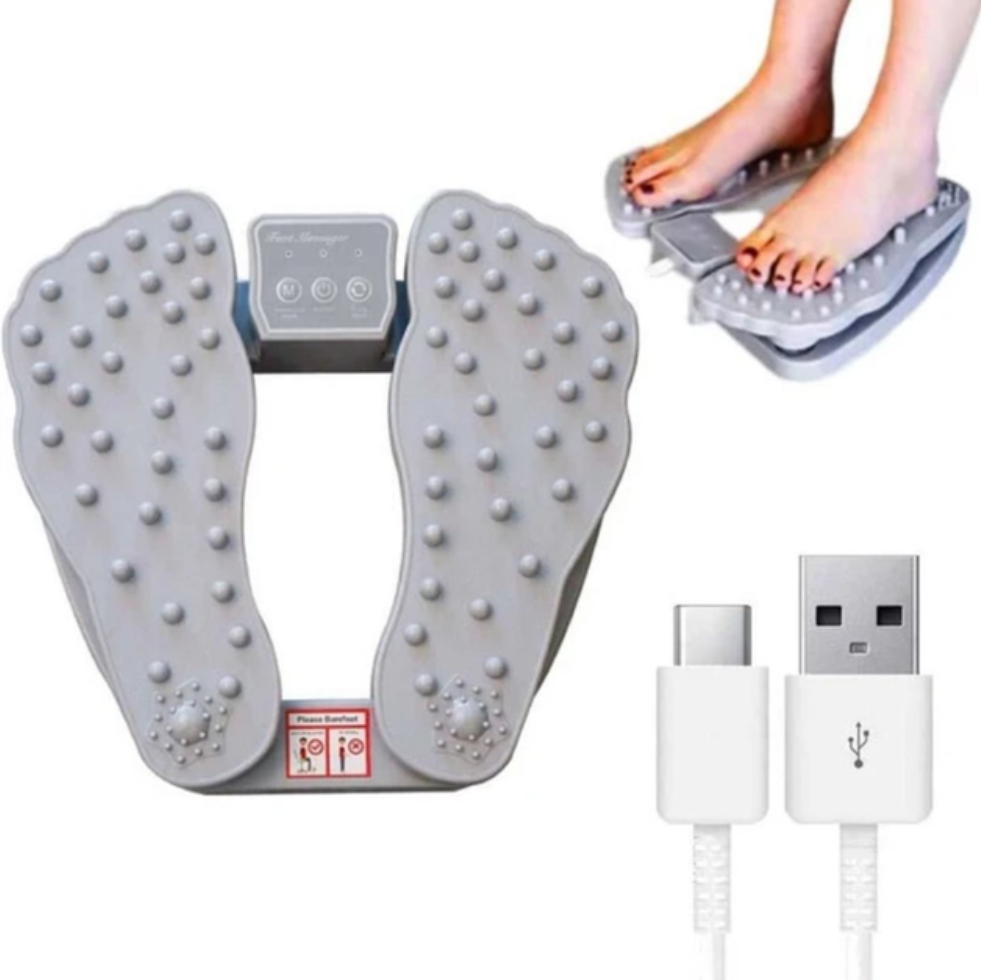 Массажер для ног Plantar Acupoint Massager MS1666 для стоп Серый (MSGRII-13) - фото 4