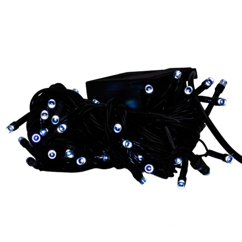 Гирлянда нить 100 LED 8 режимов 6 м Черный/Белый (21685164)