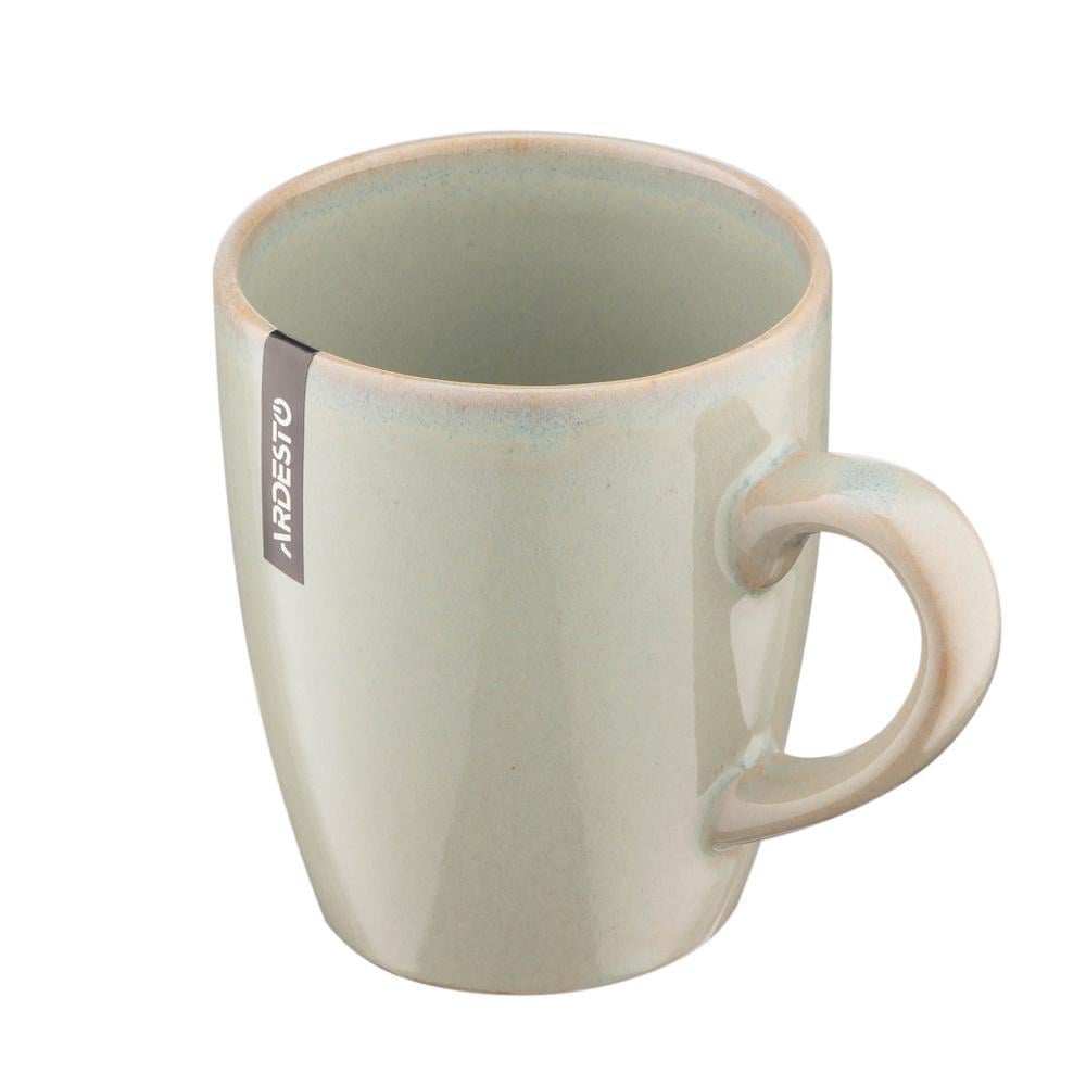Чашка Ardesto Lecco кераміка 390 мл Сірий (AR2939LRG) - фото 1