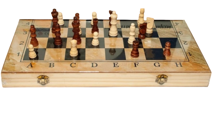 Набор игровой Game Set 3в1 Luck нарды/шахматы/шашки 48х48 см (25760840)