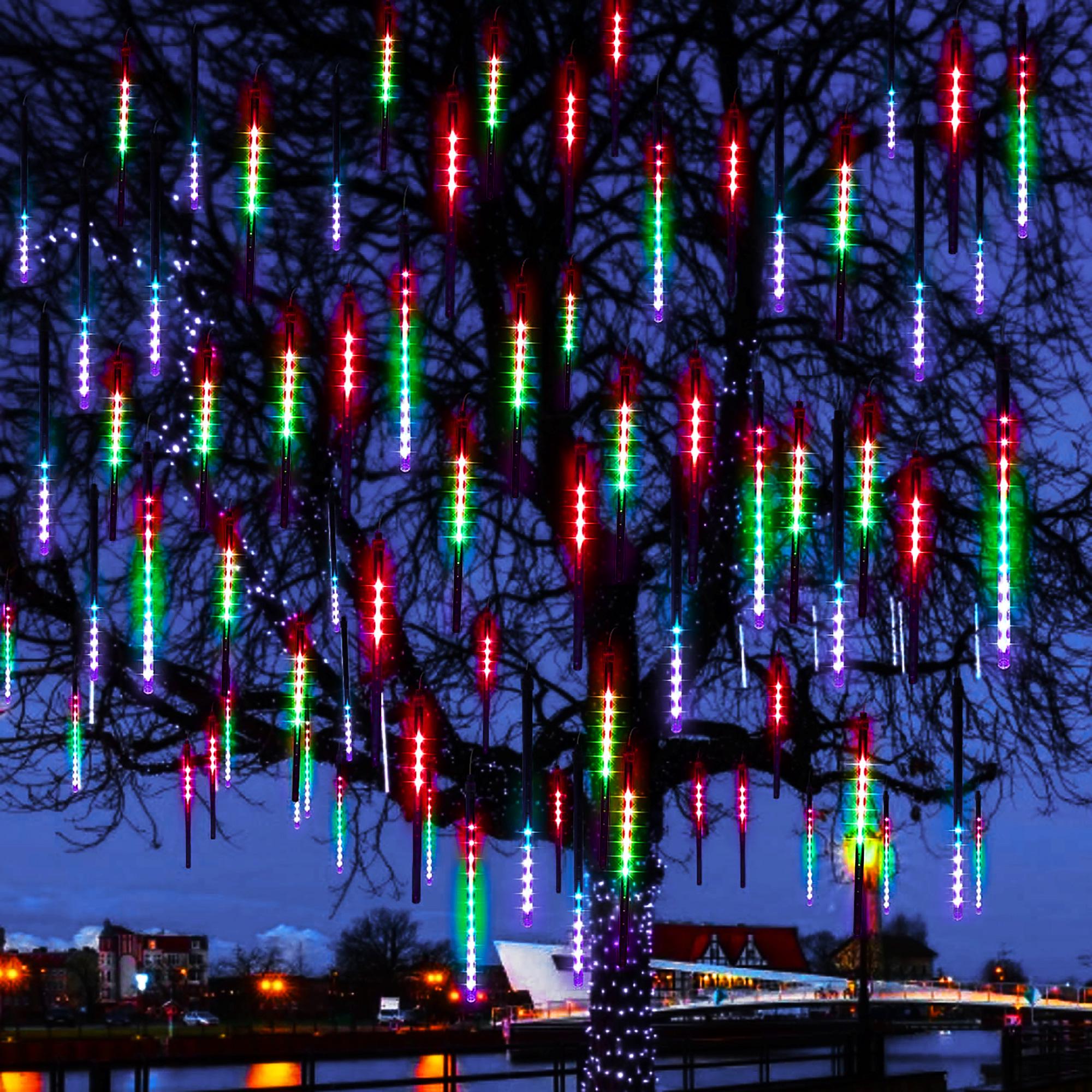 Гирлянда метеоритный дождь Springos 3 м 144 LED CL1216 Mix (3357)