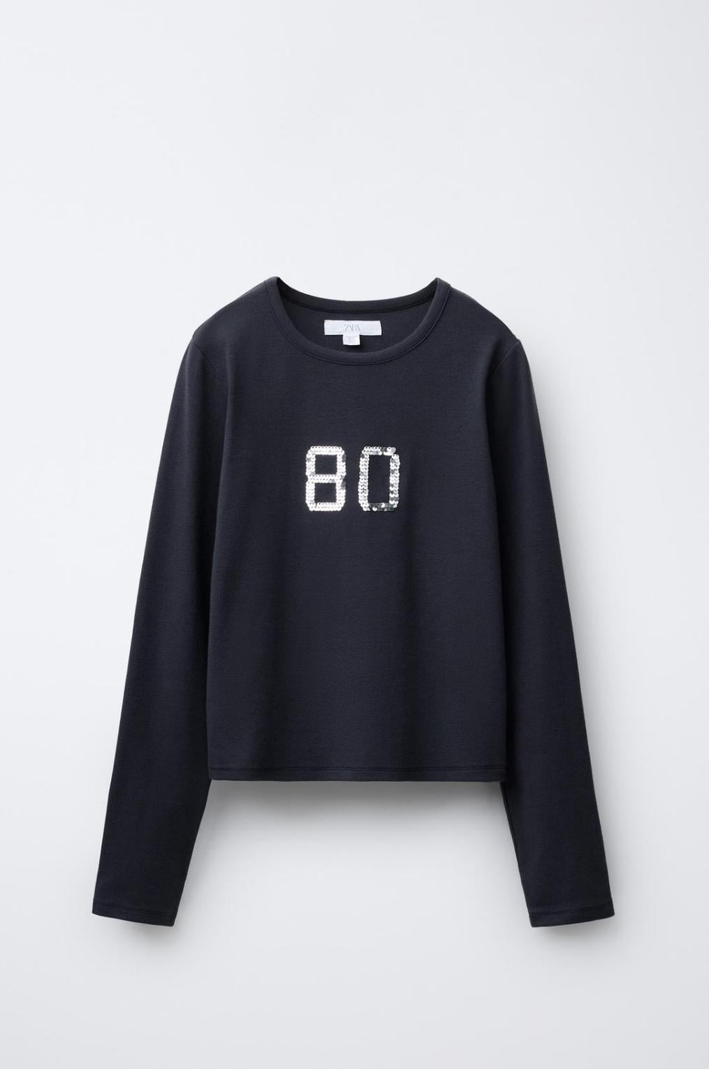 Лонгслів дитячий для дівчинки Zara 131 см Чорний (26021903B)