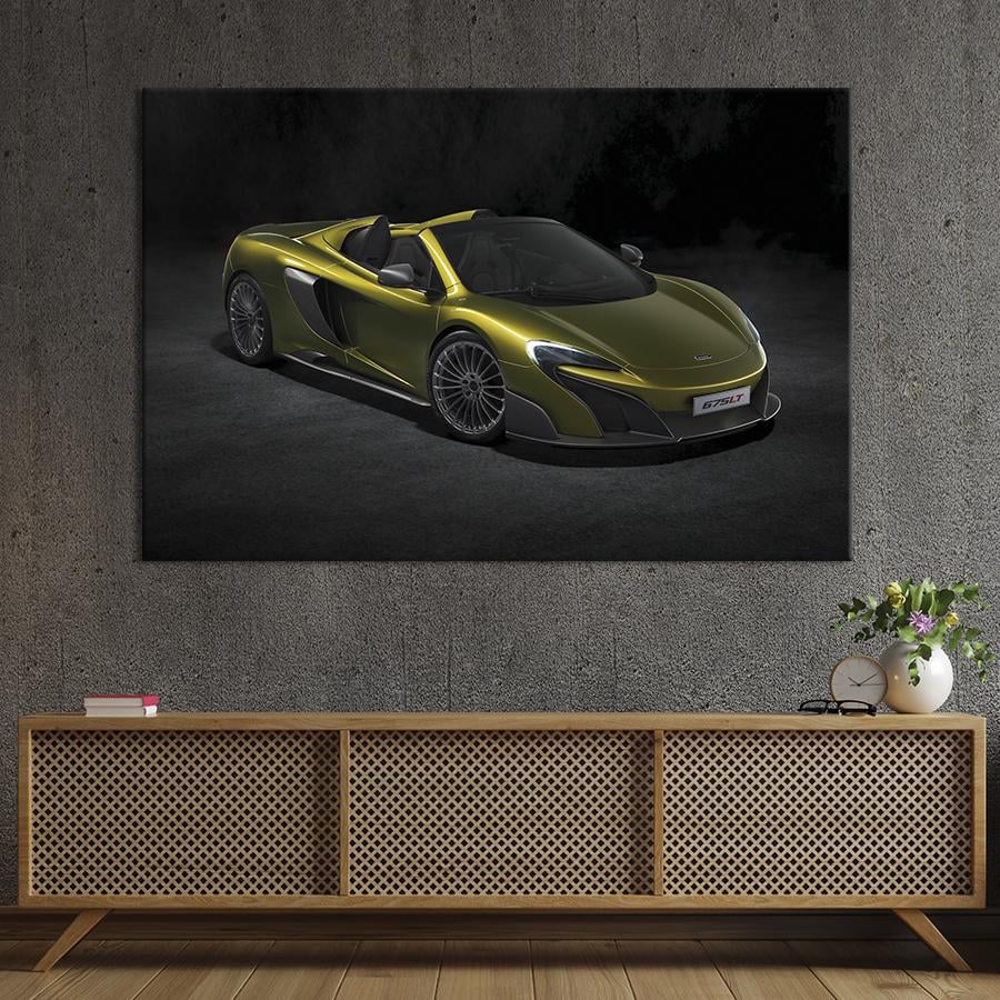 Картина на холсте Мощный суперкар McLaren 675LT 51x34 см (1361-1)