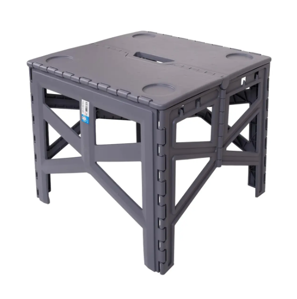 Стол пластиковый складной 46х44х45 см Черный (5304)
