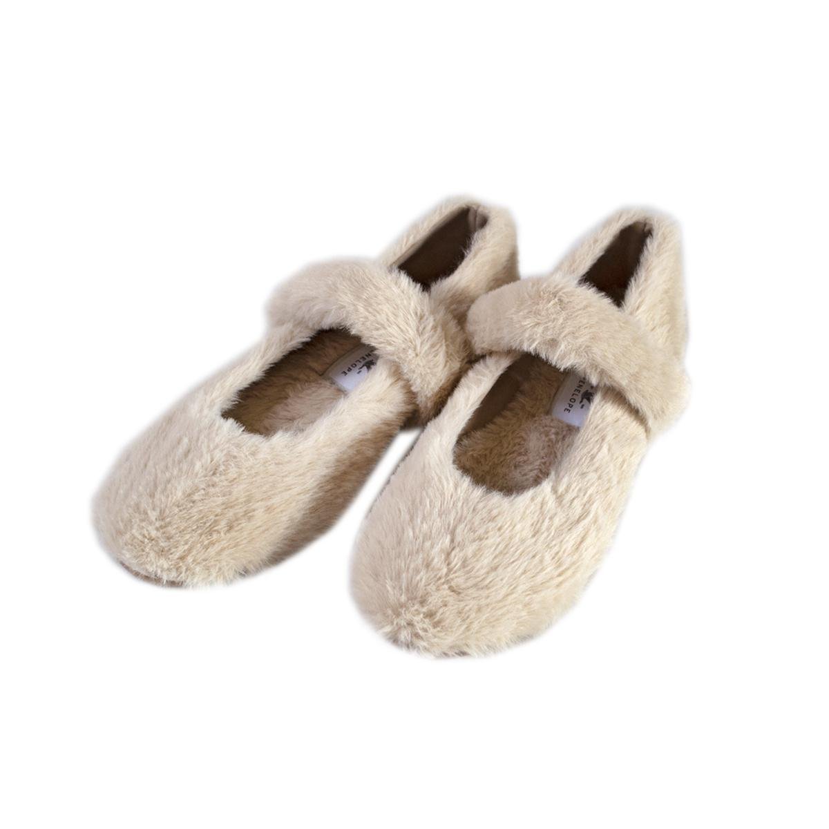 Домашние тапочки женские Penelope Cozy cream р. 38 Кремовый (30540326)