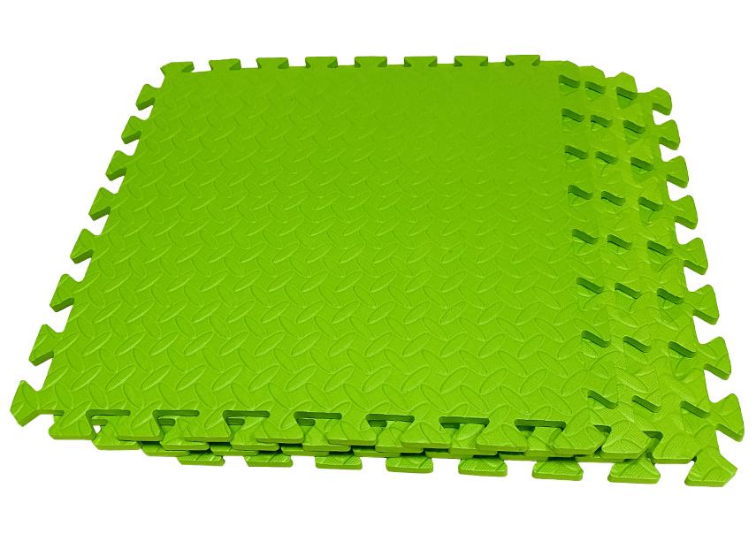 Підлога м'яка-пазл EVA 500х500х10 мм Зелений (1994668795) - фото 4 Підлога м'яка-пазл EVA 500х500х10 мм Зелений (1994668795) - фото 4