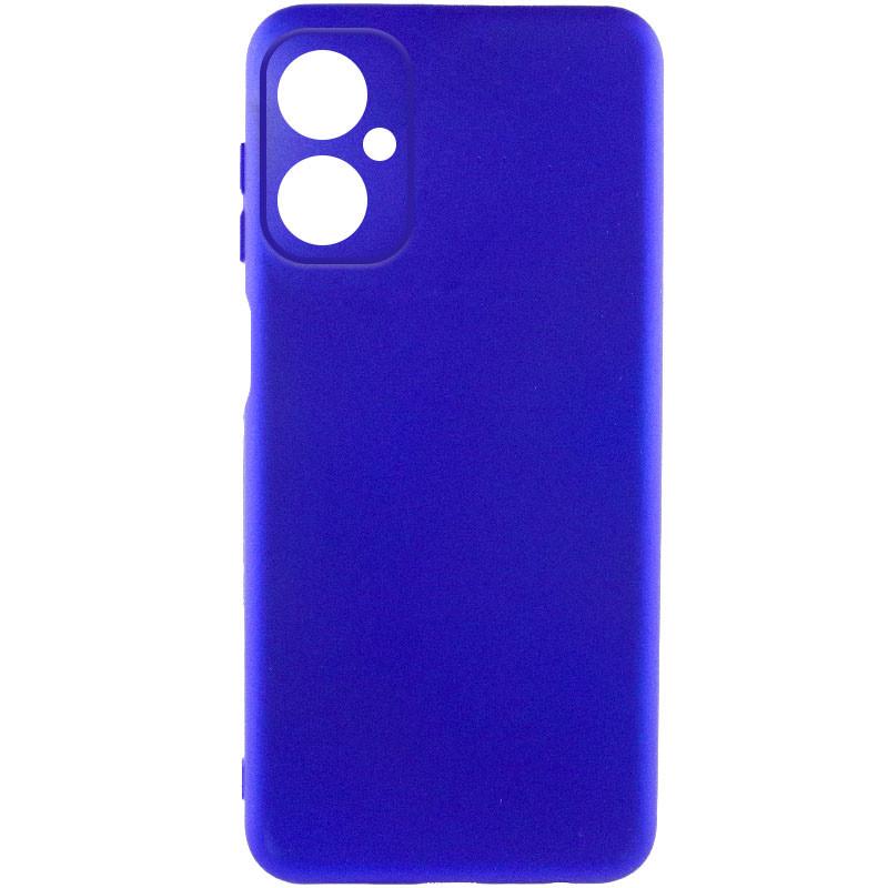 Противоударный чехол Silicone Cover Lakshmi Full Camera (A) для Motorola Moto G14 Синий / Iris