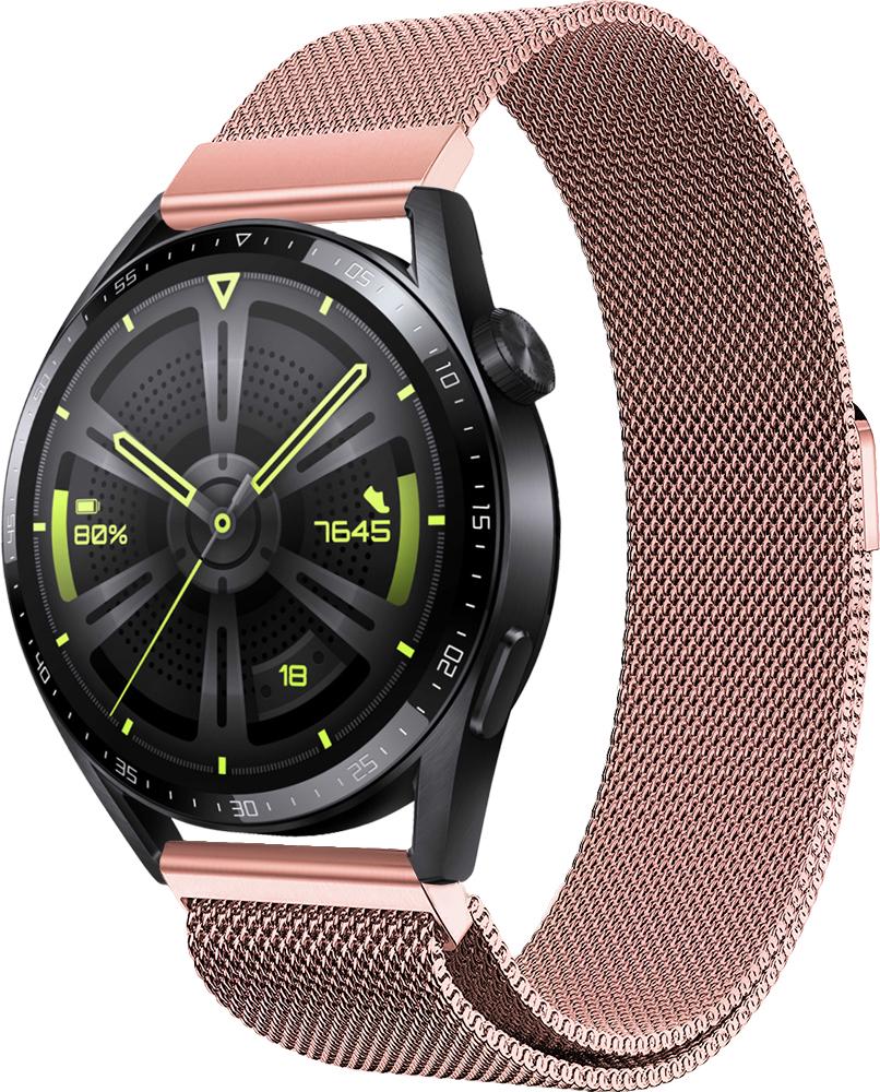 Ремешок Миланская Петля Milano Huawei Watch GT3 46 мм Pink (27081)