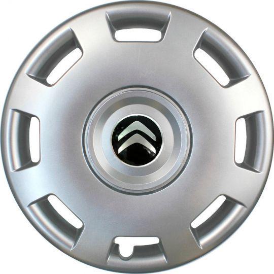 Автомобильные колпаки SKS 302 R15 с логотипом Citroen 4 шт. Серебристый