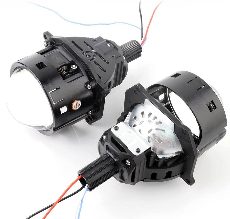 Автомобильные линзы светодиодные AMS A3 MAX 3.0 F/R 5000K на ближний и дальний свет 68W (34038)