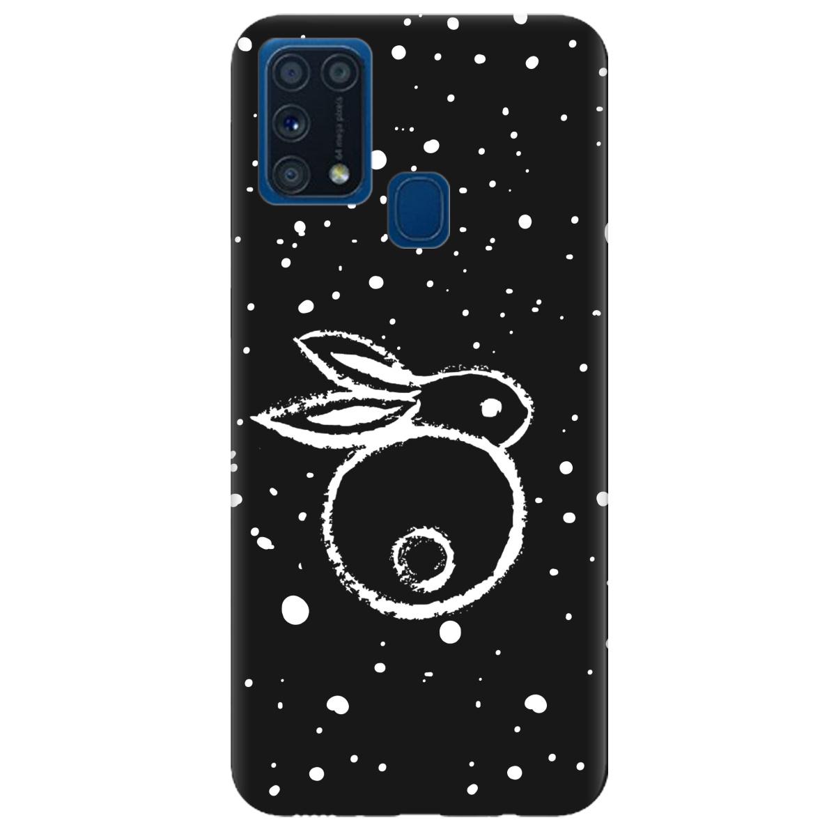 Силиконовый чехол Zorrov для Samsung Galaxy M31 - Rabbit (14190050243107999) - фото 1