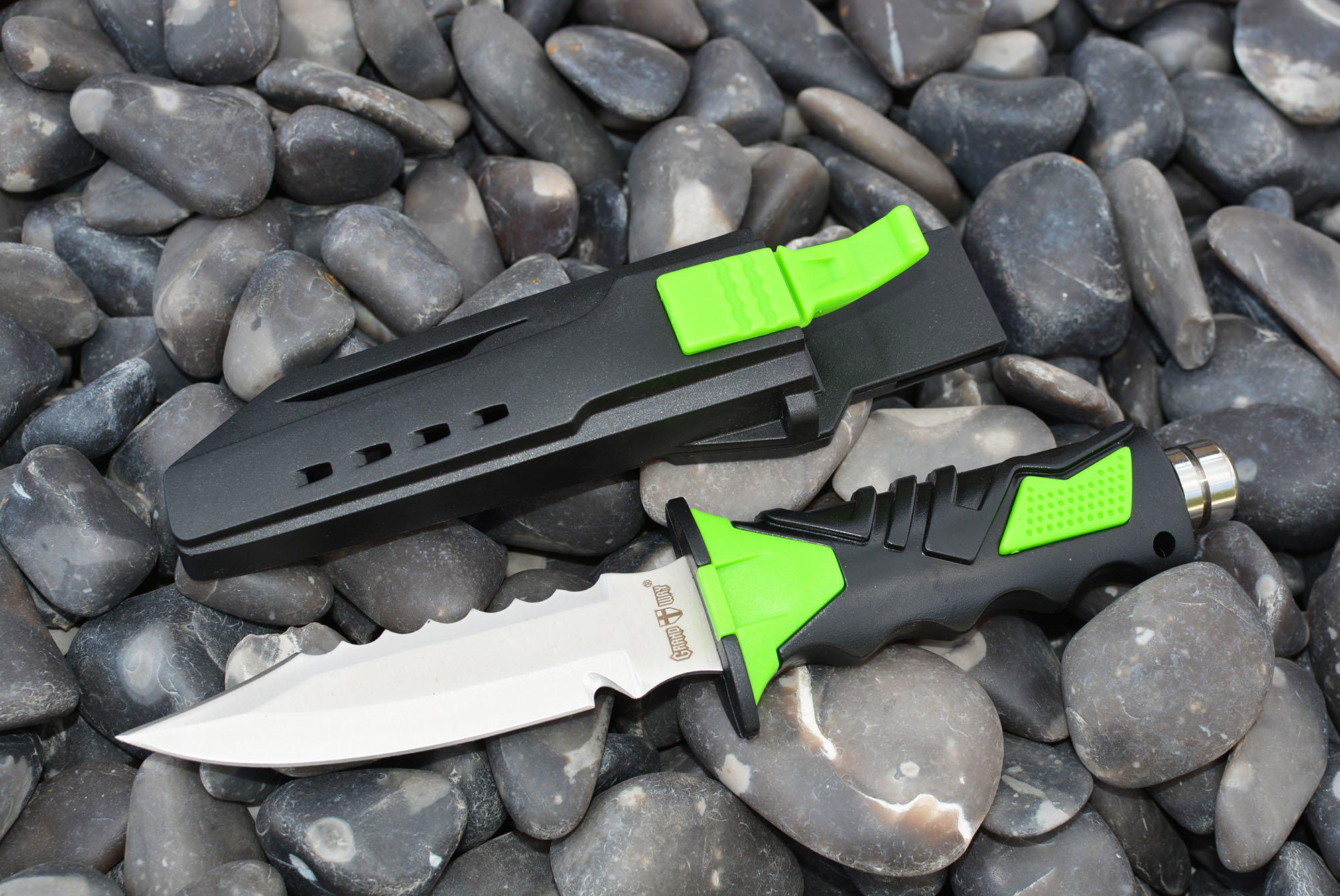 Ніж мисливський для дайвінгу Grand Way 24032 - фото 2 Ніж мисливський для дайвінгу Grand Way 24032 - фото 2